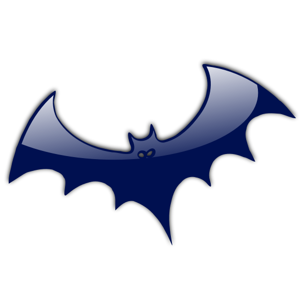 SVG Halloween bat vector image