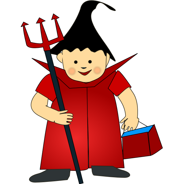 SVG Halloween costume vector image