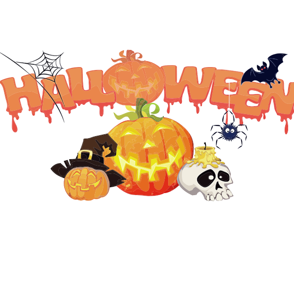 SVG Halloween decorations