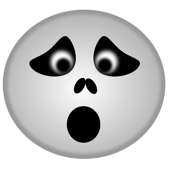 SVG Halloween emoticon vector drawing