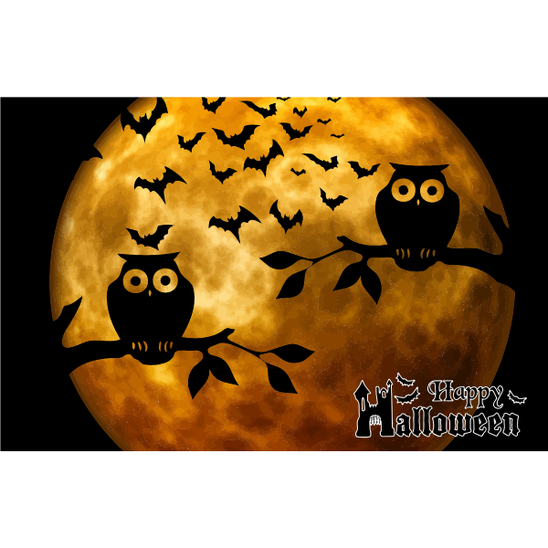 SVG Halloween full Moon