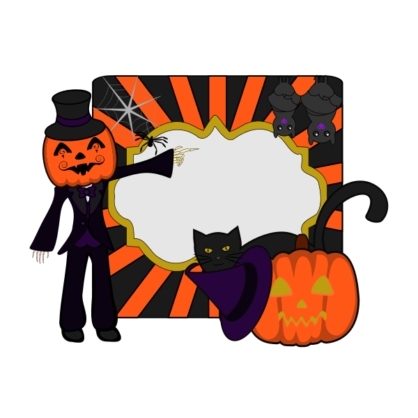 SVG Halloween greeting
