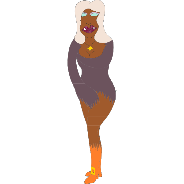 SVG Halloween Hottie