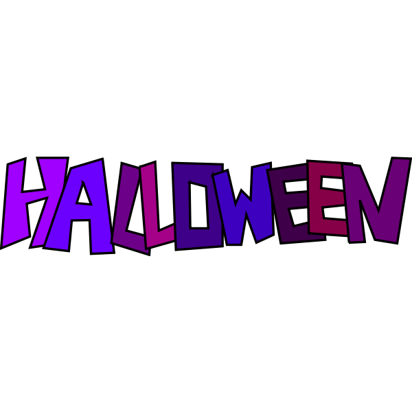 SVG Halloween logo vector illustration
