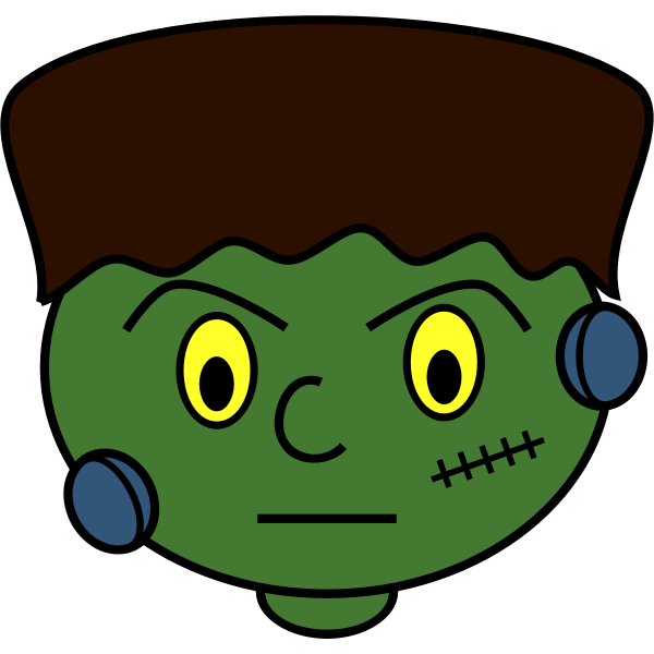SVG Halloween monster vector graphics