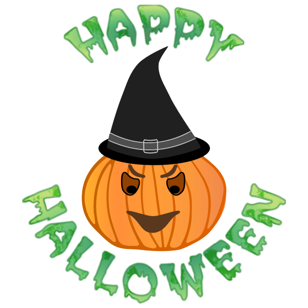 SVG Halloween pumpkin