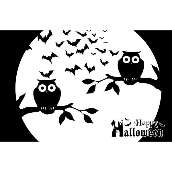 SVG Halloween stencil