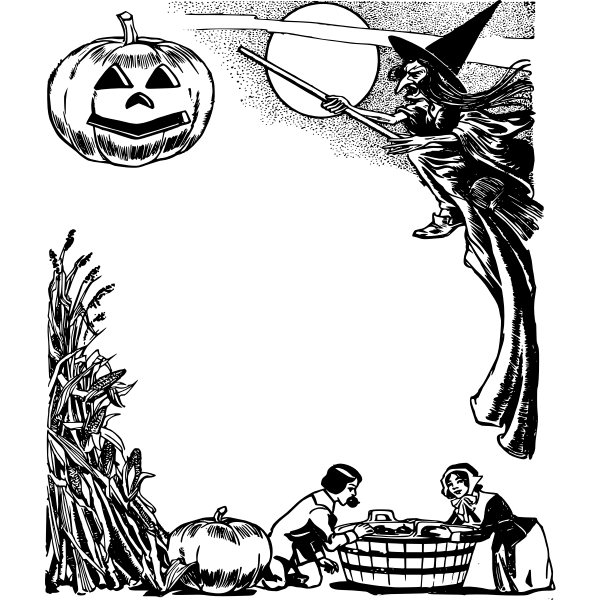 SVG Halloween template