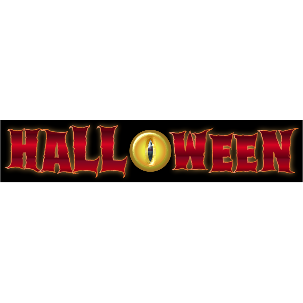 SVG Halloween typography image