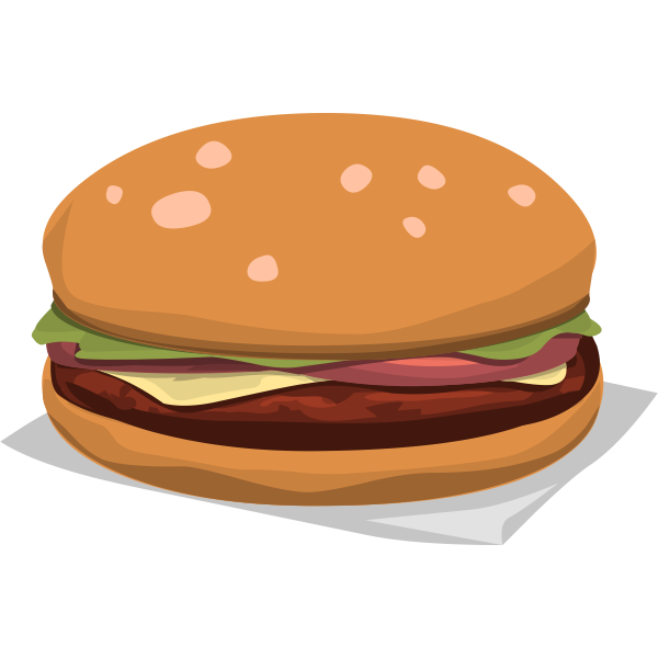 SVG Hamburger served