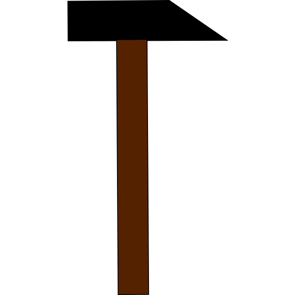 SVG Hammer icon vector illustration
