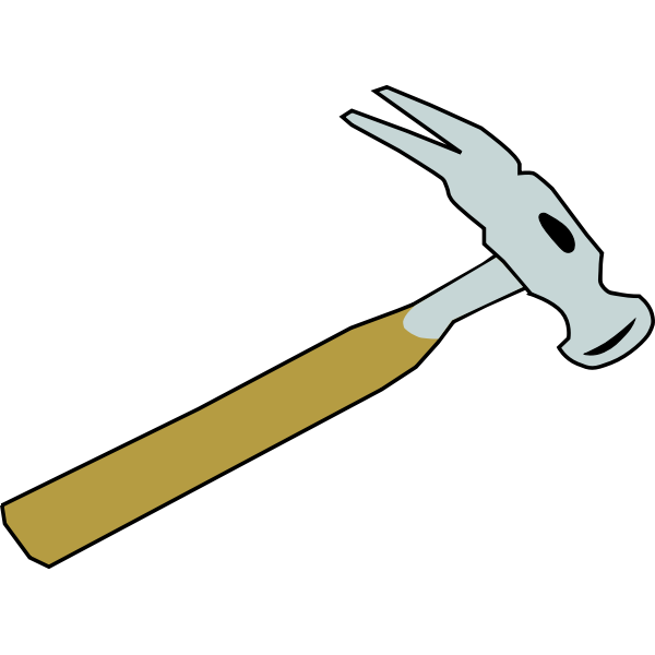 SVG Hammer icon vector image