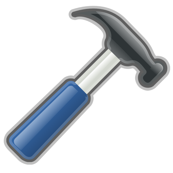 SVG Hammer icon vector image
