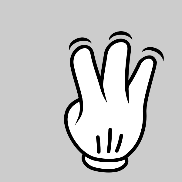 SVG Hand cursor
