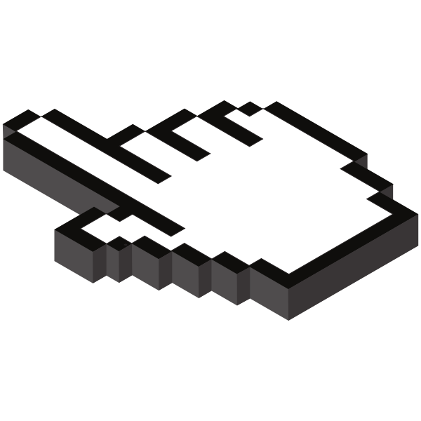 SVG Hand cursor image