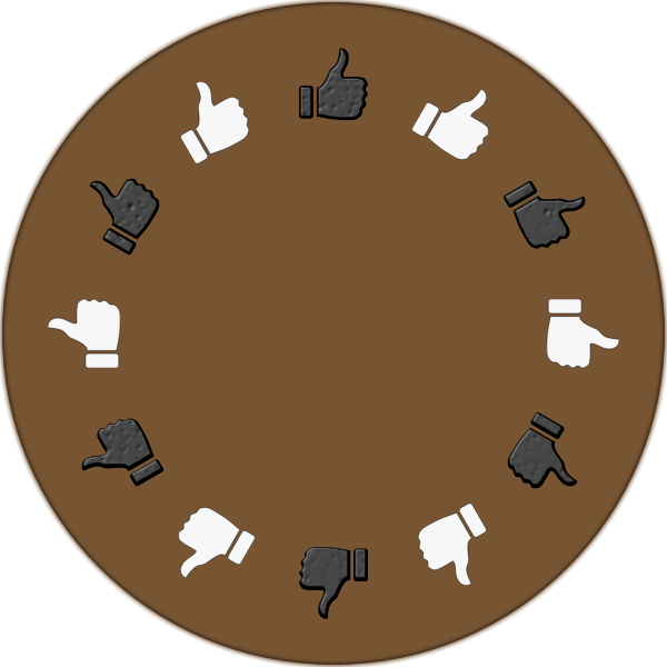 SVG Hand gesture approval set