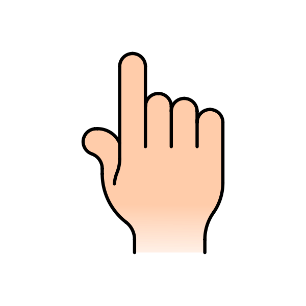 SVG hand pointer
