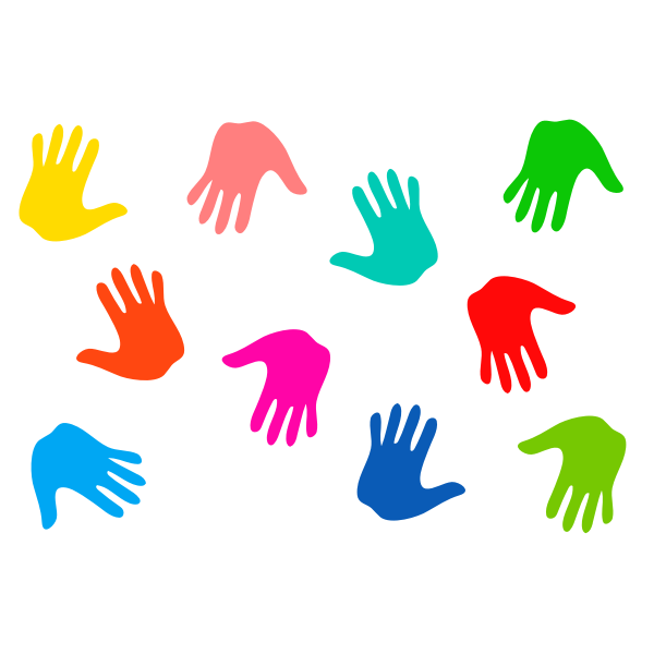 SVG Hand prints