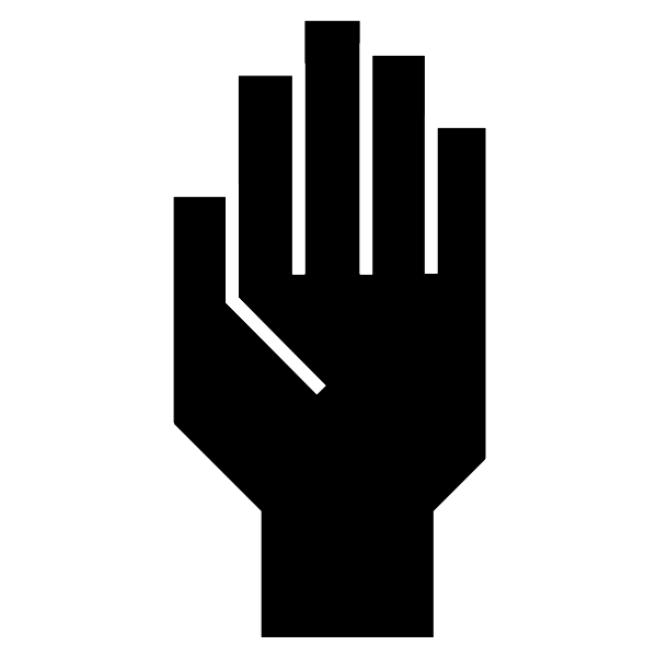 SVG Hand symbol image