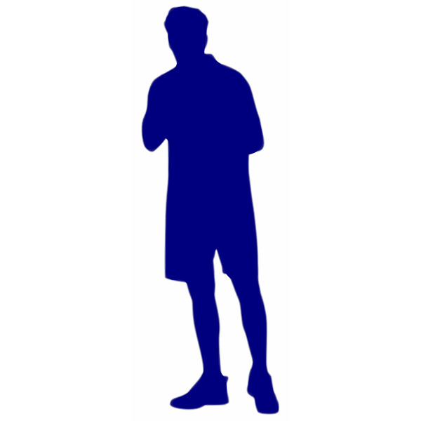 SVG Handball player silhouette