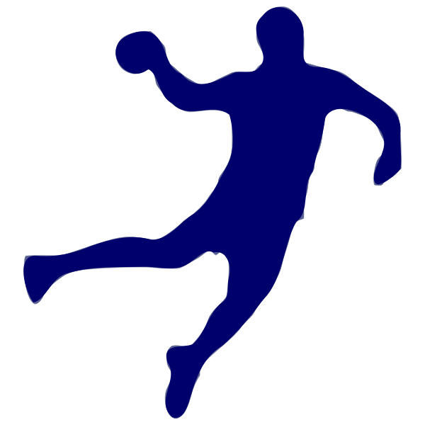 SVG Handball silhouette