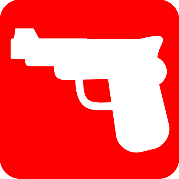 SVG Handgun silhouette