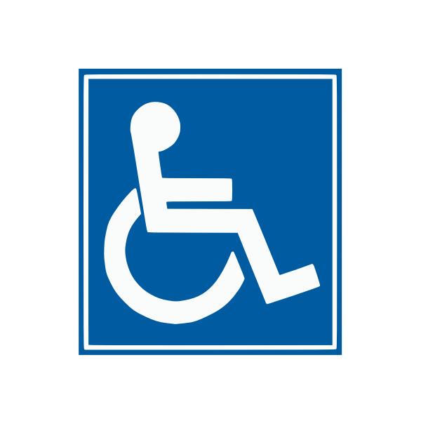 SVG Handicap sign vector