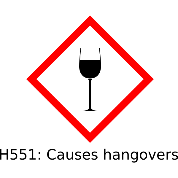 SVG Hangover hazard