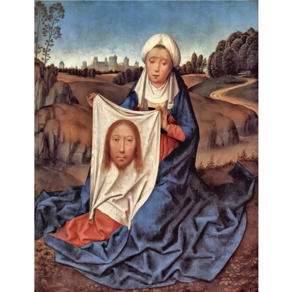 SVG Hans Memling Saint Veronica
