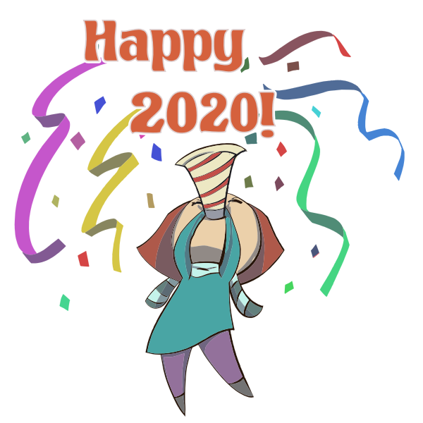 SVG Happy 2020 Woman