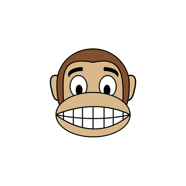 SVG Happy ape