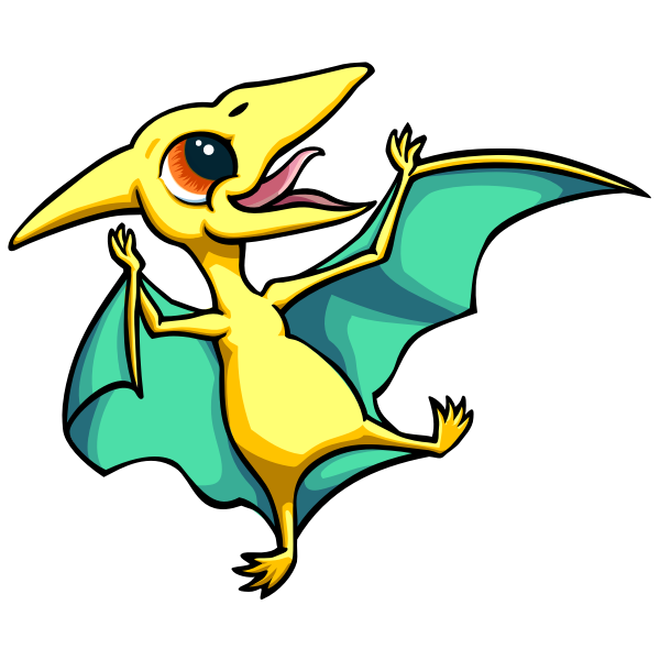 SVG Happy baby dinosaur