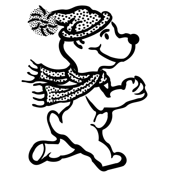 SVG Happy bear