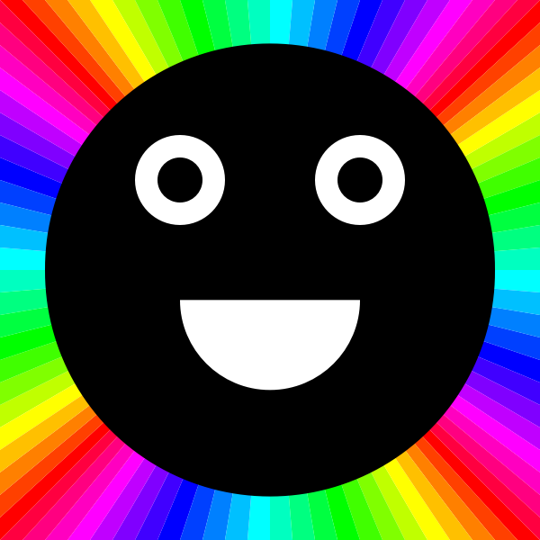 SVG happy black moon outrayj
