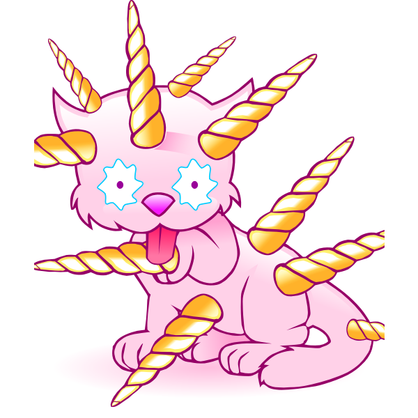 SVG Happy cat