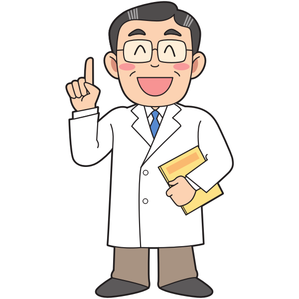 SVG Happy doctor vector image