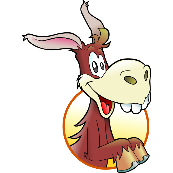 SVG Happy donkey
