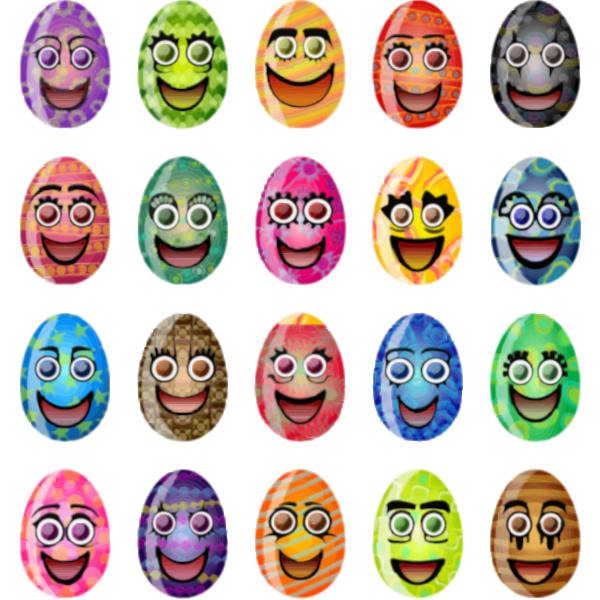 SVG Happy eggs
