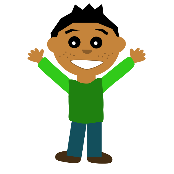 SVG Happy Guy