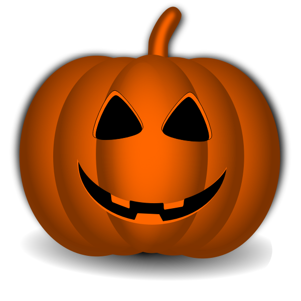 SVG Happy Halloween pumpkin vector graphics