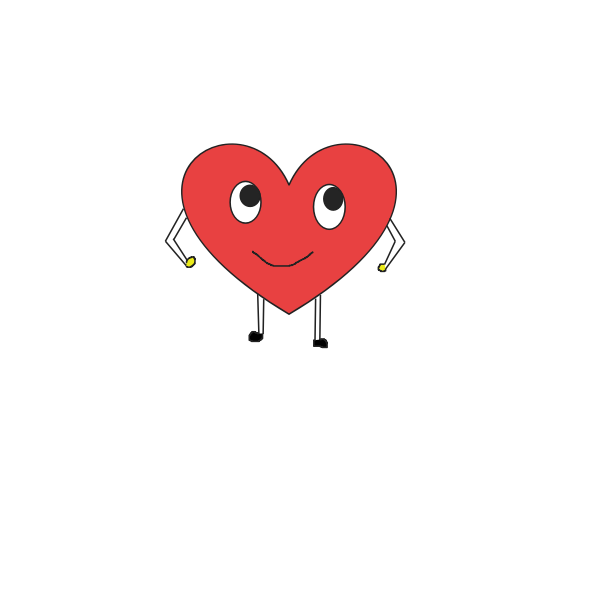 SVG Happy heart