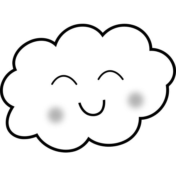 SVG Happy loud vector graphics