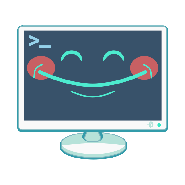 SVG Happy monitor