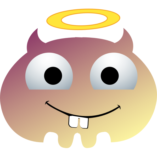 SVG Happy monster