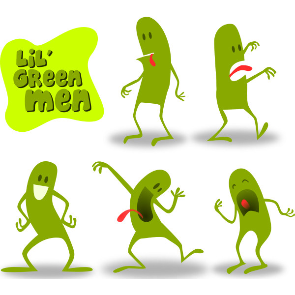 SVG Happy monsters