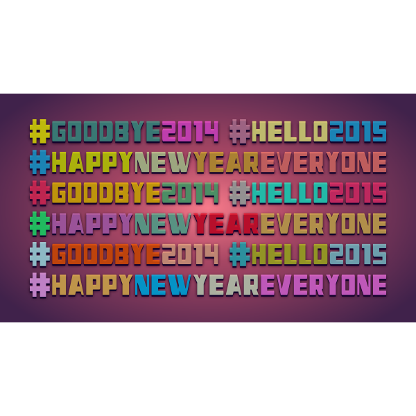 SVG Happy New Year 2015 a