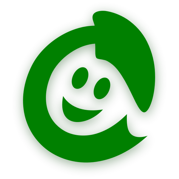 SVG Happy recycling face sign vector graphics