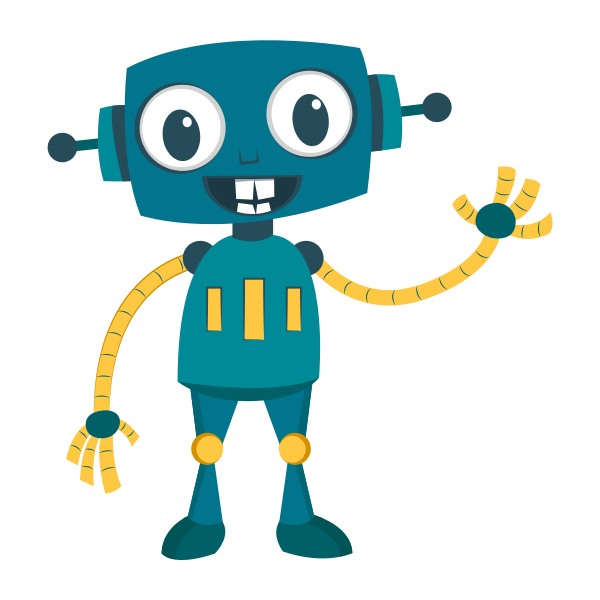 SVG Happy robot remix