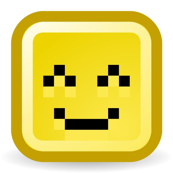 SVG Happy smiley vector icon