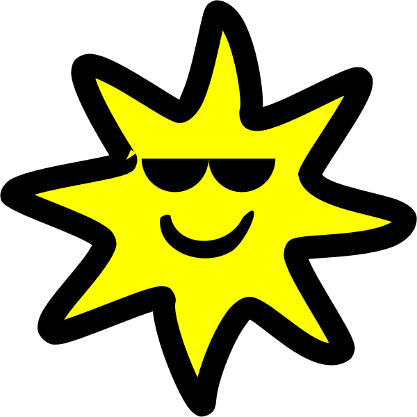 SVG Happy sun